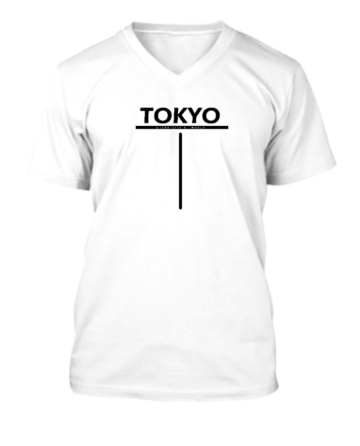 TOKYO Men's Printed  T-Shirt - Regular Fit, Round Neck, Half Sleeves - Front